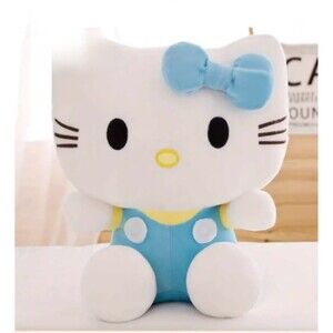Cute‎ Blue hello kitty plushie